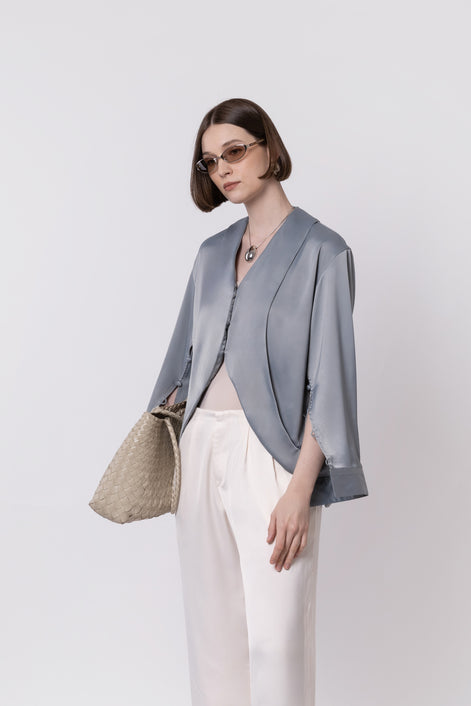 The Prism Satin Blouse