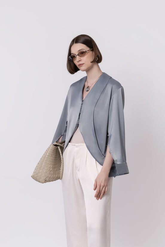 The Prism Satin Blouse