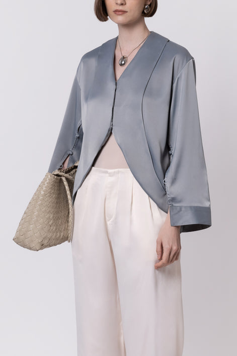 The Prism Satin Blouse