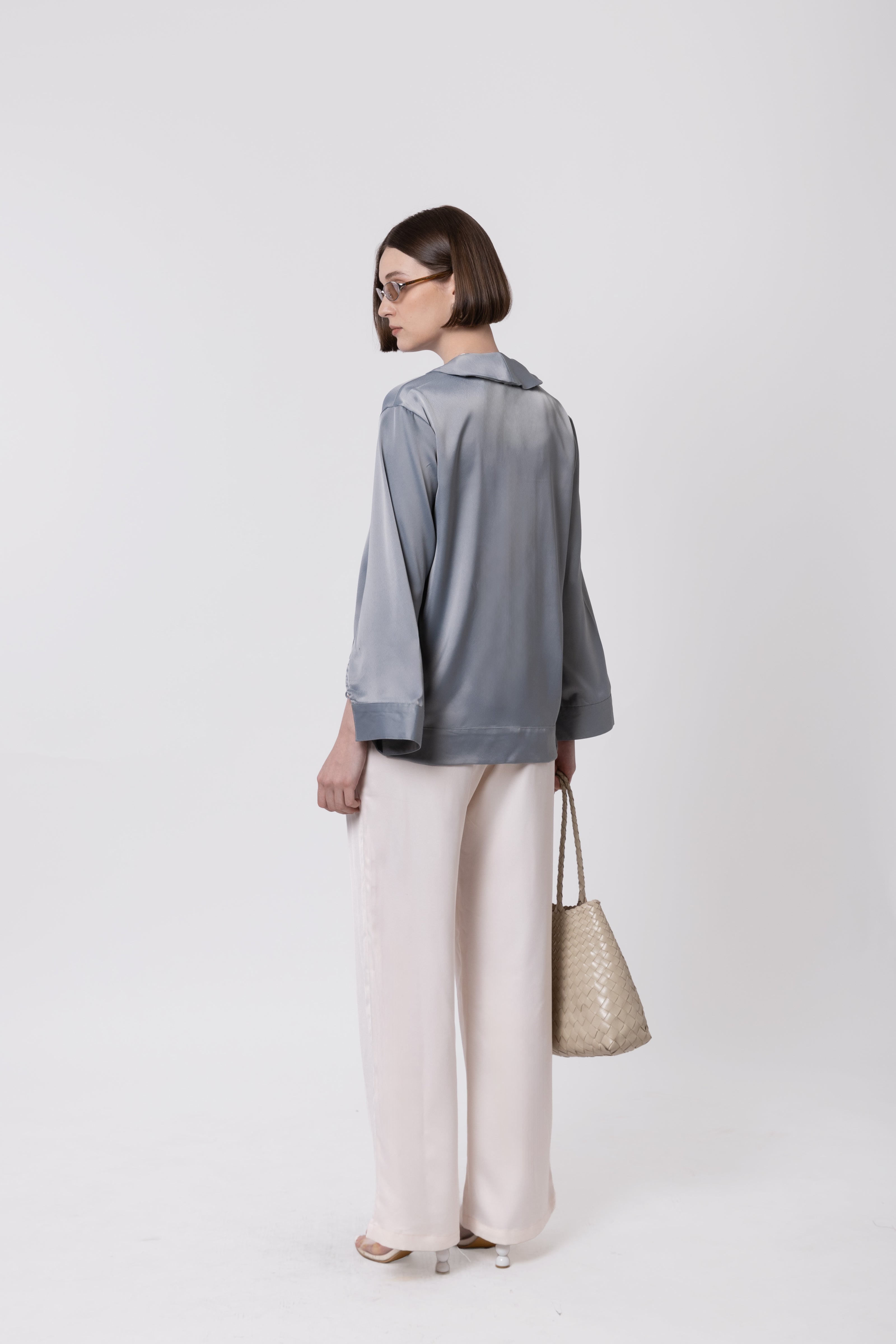 The Prism Satin Blouse