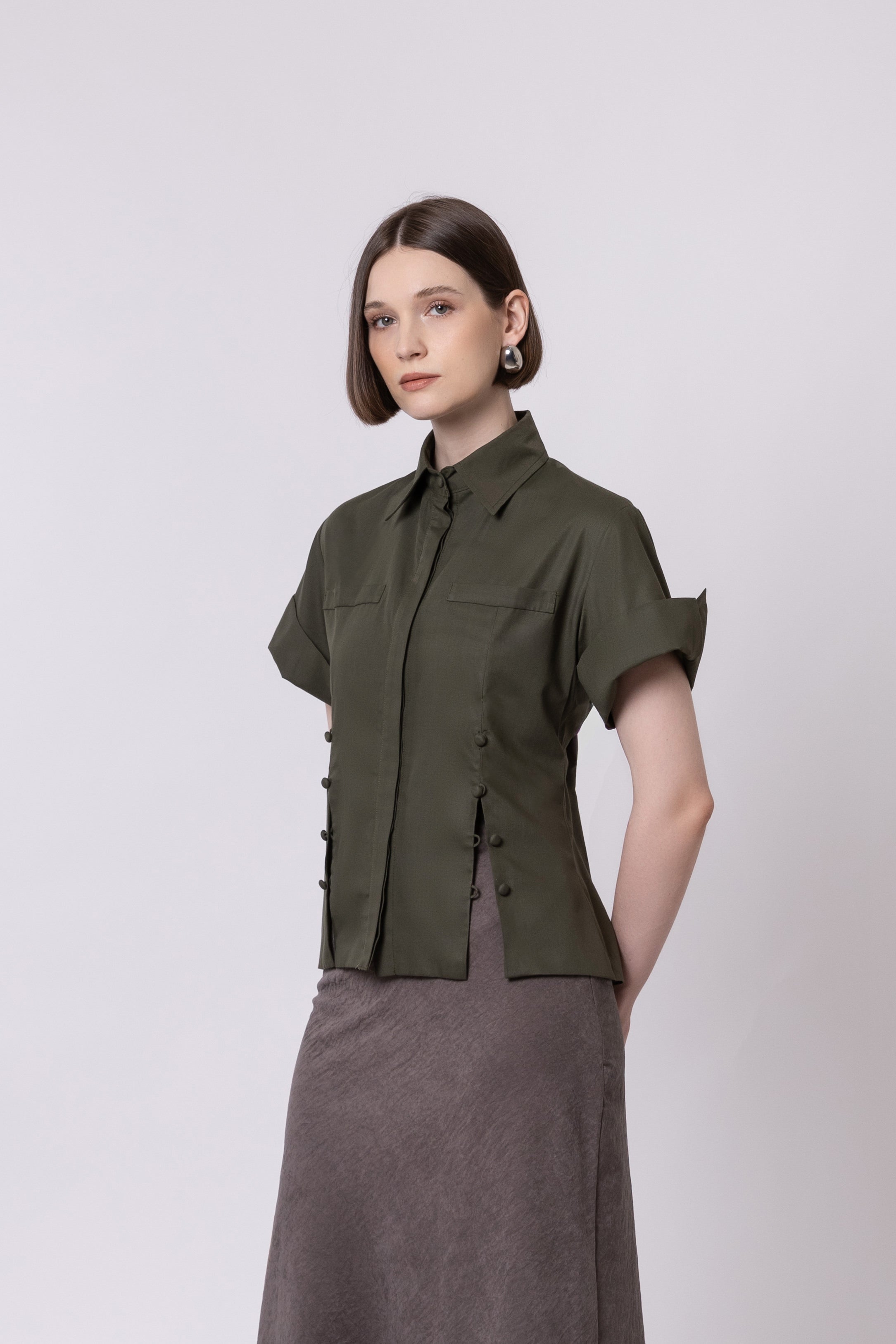 The Ridge Side Slit Shirt
