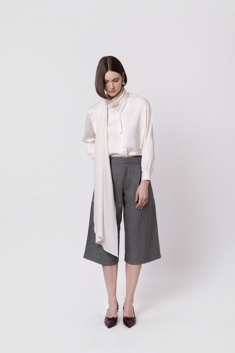 The Cascade Drape Blouse