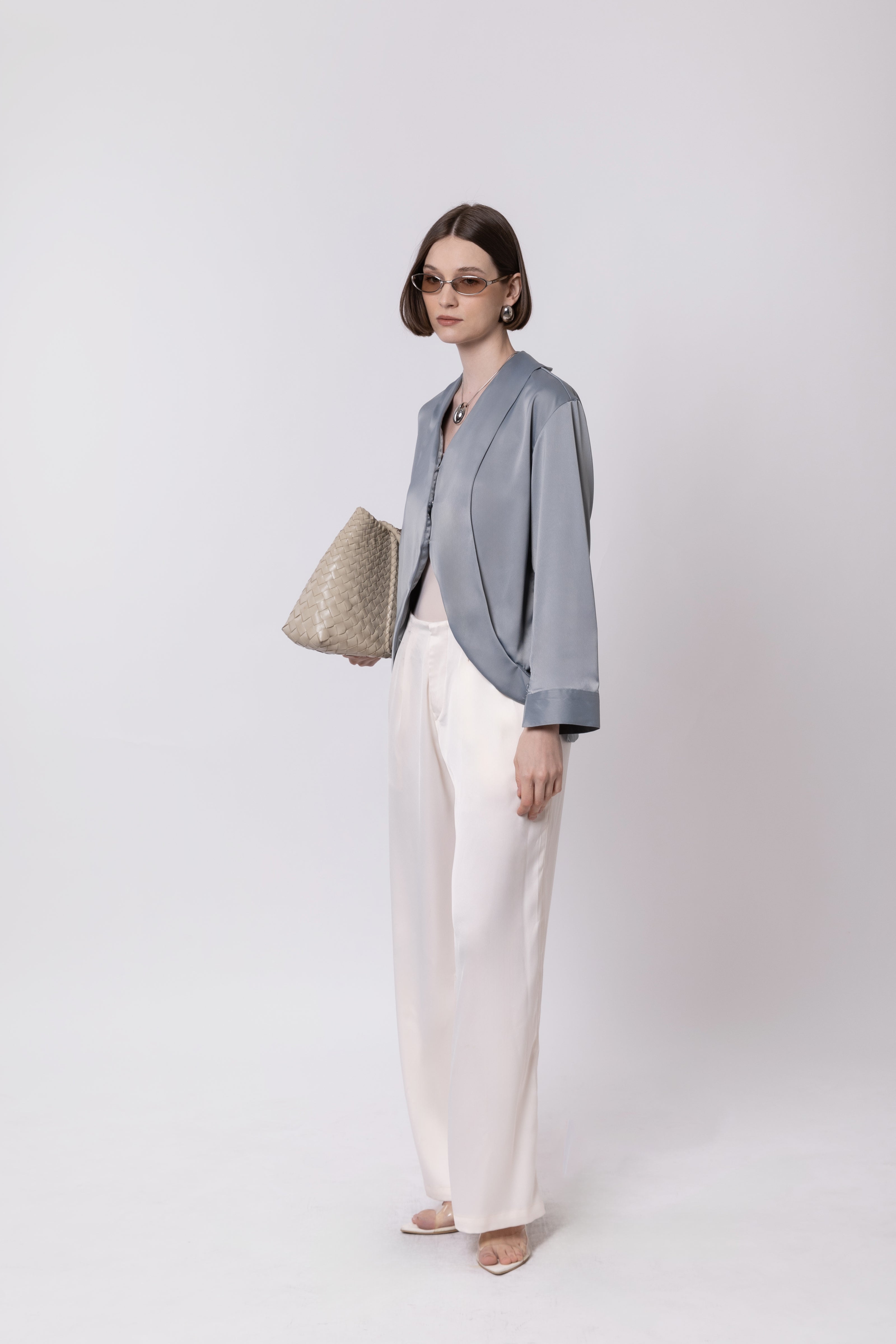 The Prism Satin Blouse