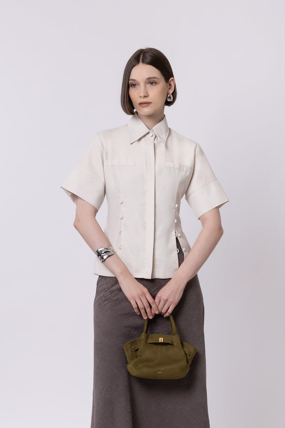 The Ridge Side Slit Shirt - Soft Terrain Collection