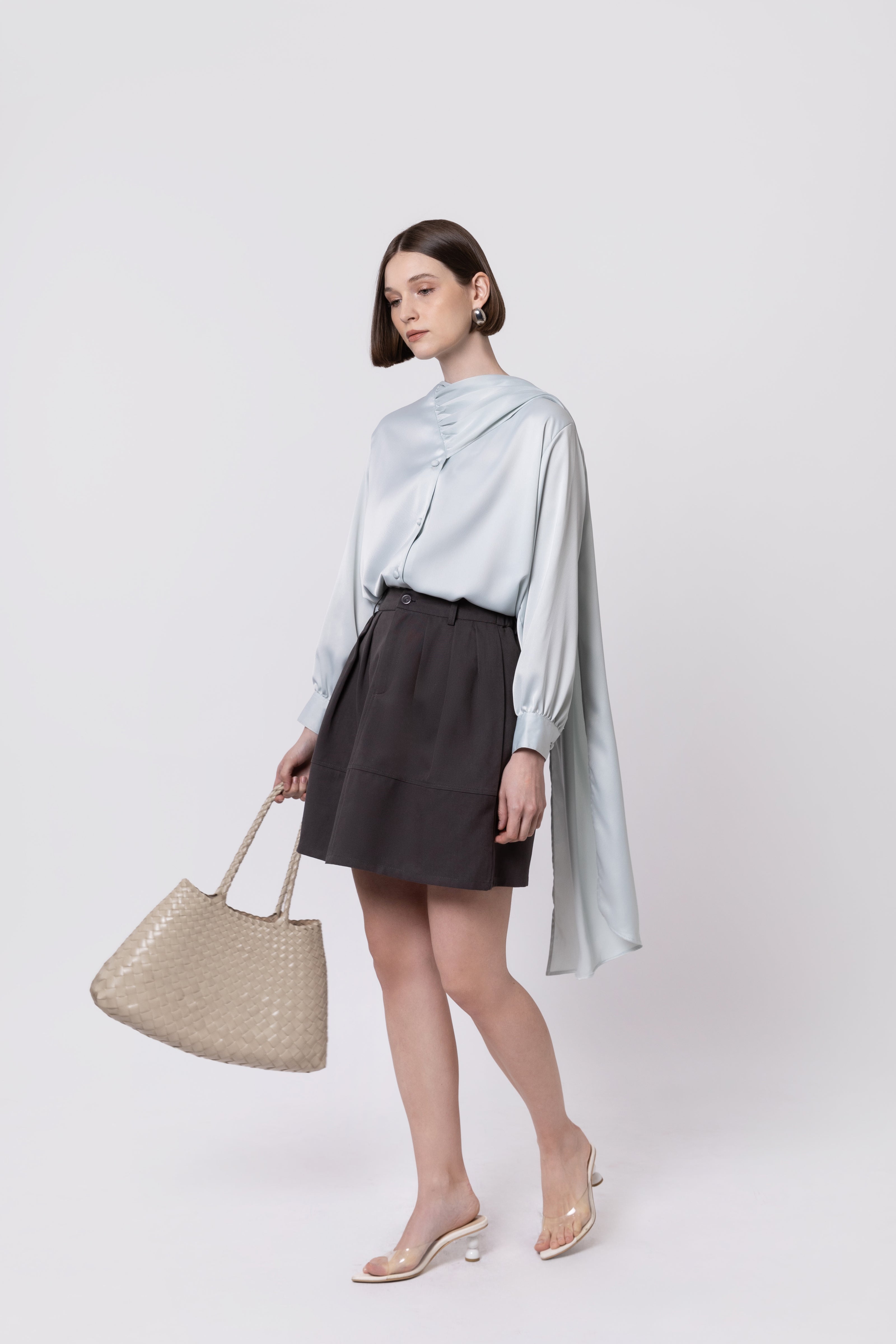 The Cascade Drape Blouse