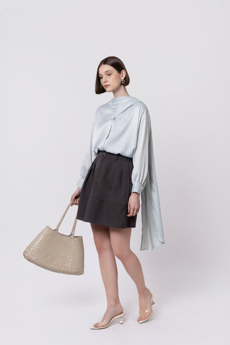 The Cascade Drape Blouse