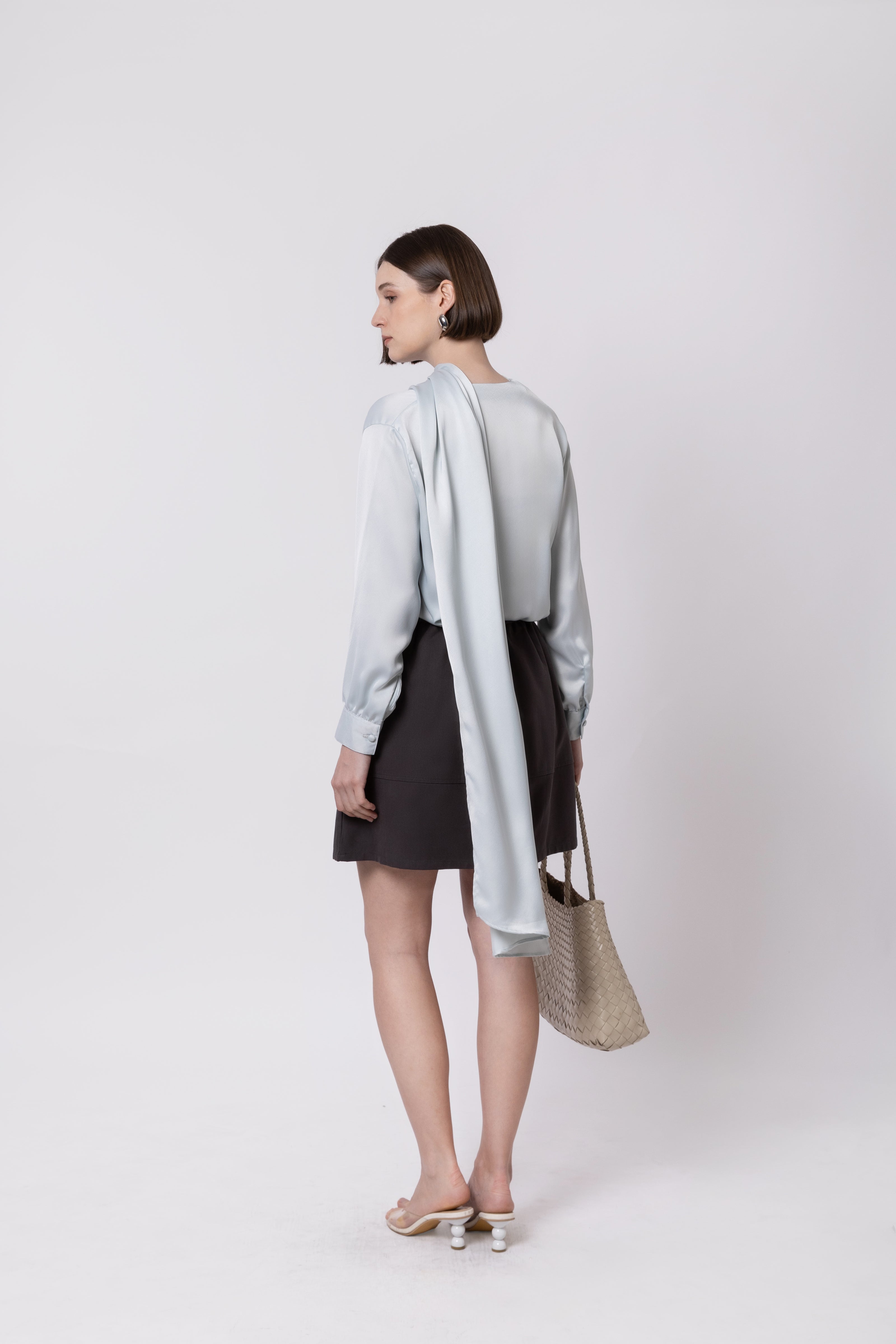 The Cascade Drape Blouse