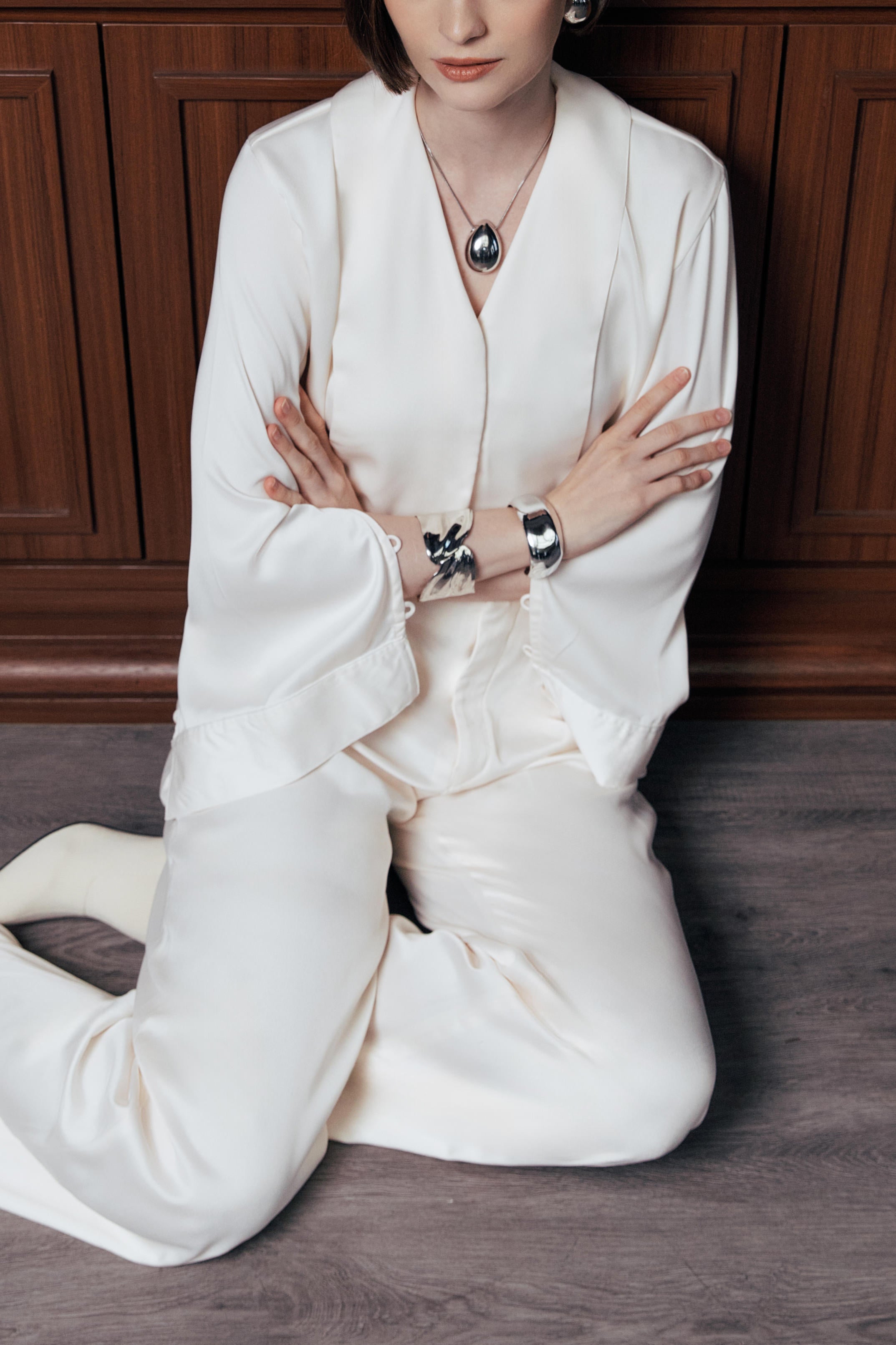 The Prism Satin Blouse