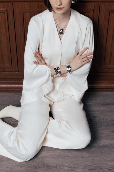 The Prism Satin Blouse